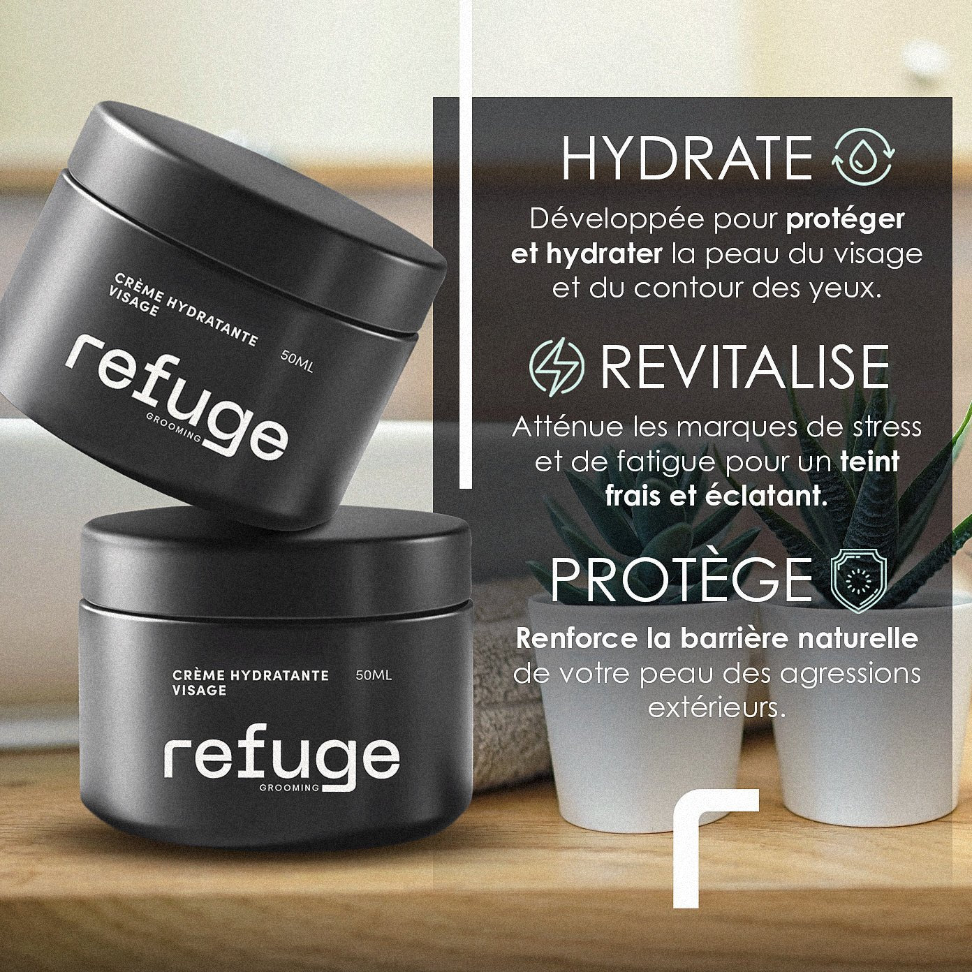 Crème Hydratante Visage - Refuge Grooming